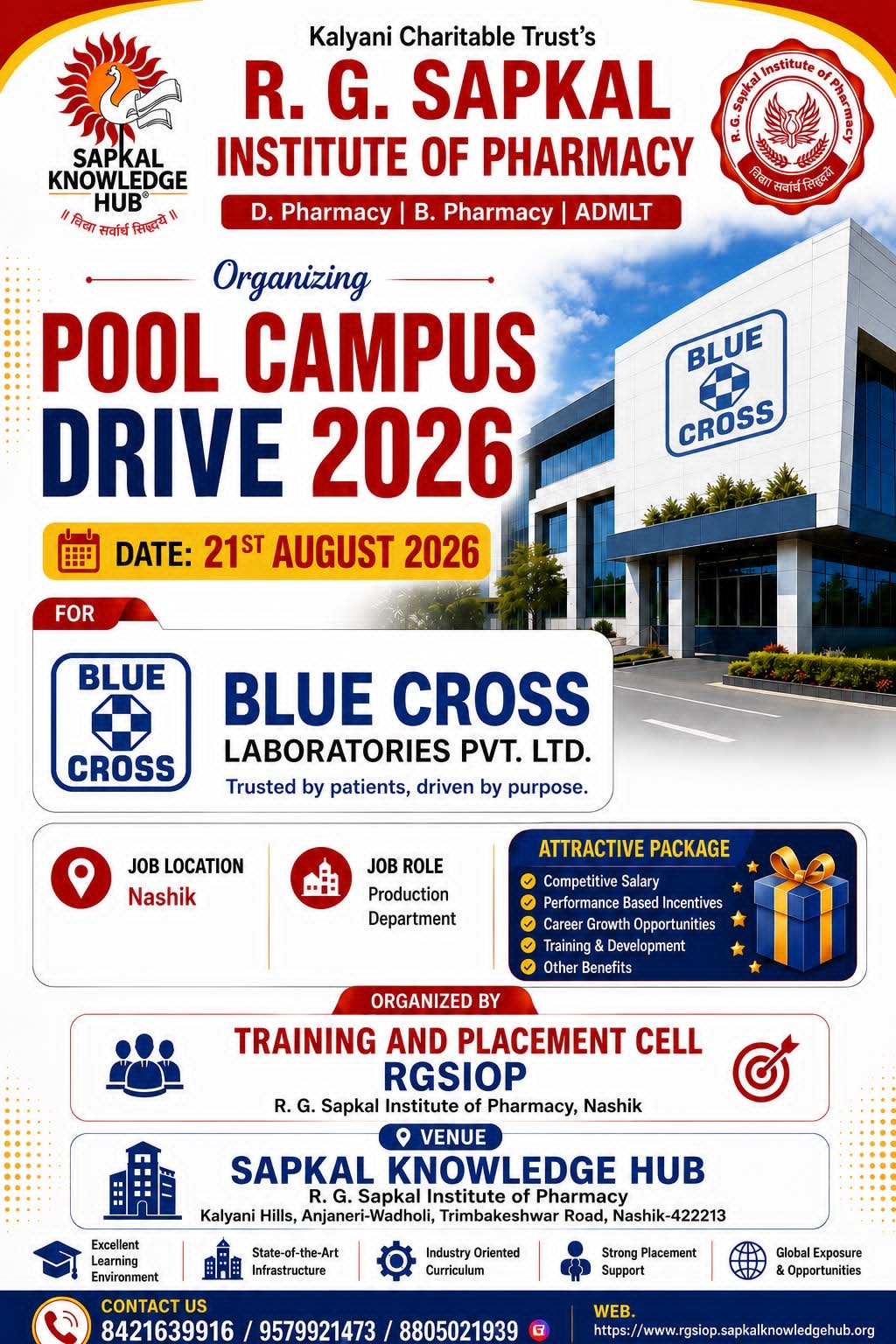 Placement Drive - Blue Cross