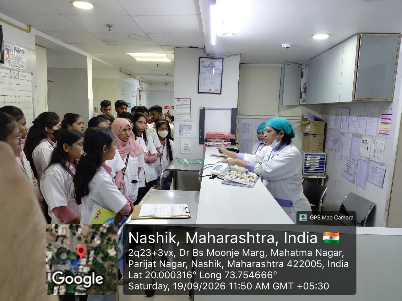 Six Sigma Hospital Visit Nashik - D. Pharmacy Students