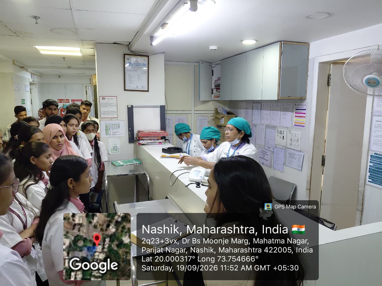 Six Sigma Hospital Visit Nashik - D. Pharmacy Students