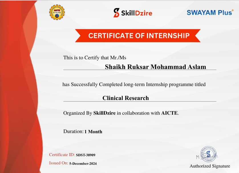 NPTEL Certificate