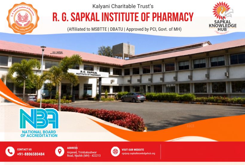 Best Pharmacy College in Nashik – Build Your Future with R. G. Sapkal Institute of Pharmacy